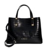 Black-Synthetic Croc