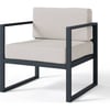 Tissu Gris Et Structure Noire Garden