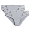 Slip culotte femme couleur gris