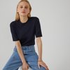 Pull bleu marine femme