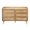 Commode tiroir osier