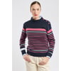 Rich Navy/Framboise/Nature