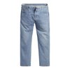 Medium indigo worn in