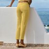 Pantalon coton stretch femme