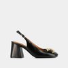 Black slingback shoes