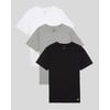 Noir Jais/ Mid Gris Chiné/ Blanc