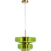 Vert Cristal Strié Doré