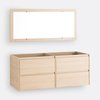 Miroir salle de bain bois