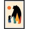 Affiche + Cadre En Bois - Noir