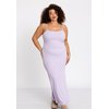 Robe longue violet clair