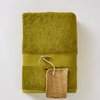 Drap de douche jaune