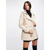 Trench beige capuche