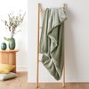 Bedsprei blauw groen