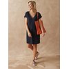 Robe housse bleu marine