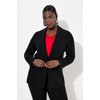 Blazer noir coton femme
