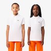 Polo blanc fille