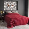 Couvre lit rouge 2 personnes