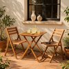 Salon de jardin table 2 chaises