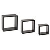 Etagère cube noir