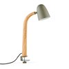 Lampe soclé bois