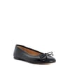 Black-Croc Print Leather