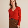 Gilet rouge femme grande taille