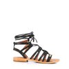 Chaussures à talon noire ouverte
