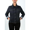Veste en jean sans col