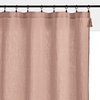 Pink voile curtains