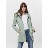Manteau vert foncé femme