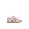Rose-Bleu Ciel-Beige