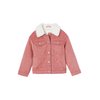 Veste fausse fourrure rose