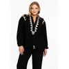 Blouse tunique brodée