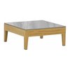 Table basse jardin aluminium gris anthracite