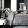 Housse de couette motif noir et blanc