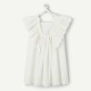 White ruffle dress