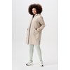 Manteau blanc oversize femme