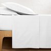 Drap plat blanc