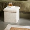 Pouf carré rangement