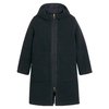 Manteau mouton retourne femme noir