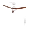 Blanc/Bois Foncé