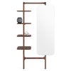 Wood wall mirror