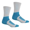 Gris Clair / Bleu Vif