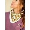Foulard jaune moutarde