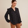 Estampado fundo preto