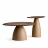 Plateaux Marron, Pieds Beige
