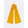 Foulard femme moutarde