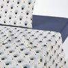 White/Blue Print
