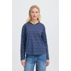 Marron Dark Brown & Bllue Stripe