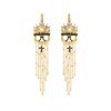 Boucle d'oreille or jaune